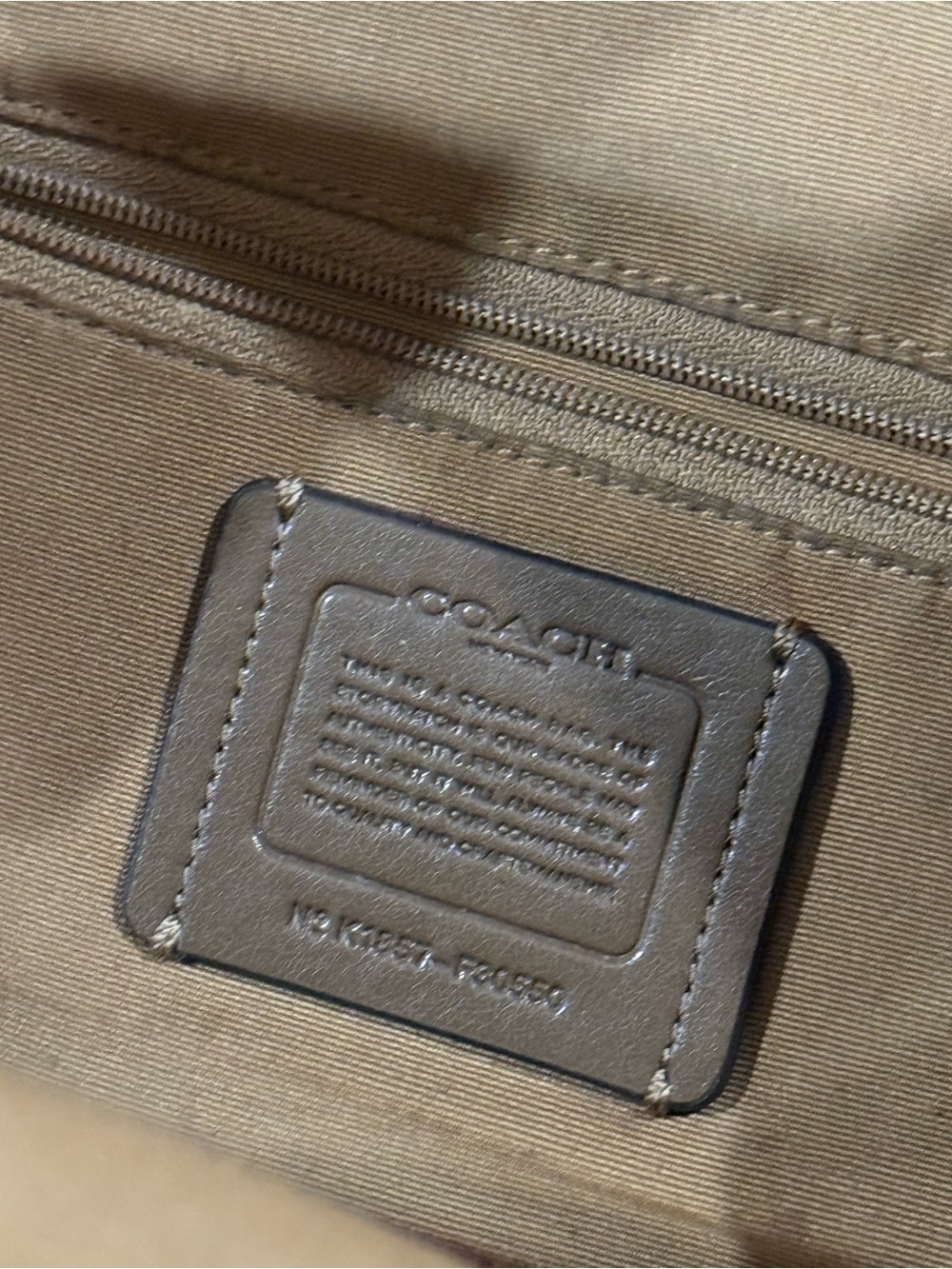 Coach Cognac Pebbled Leather Backpack - Picture 4 of 6